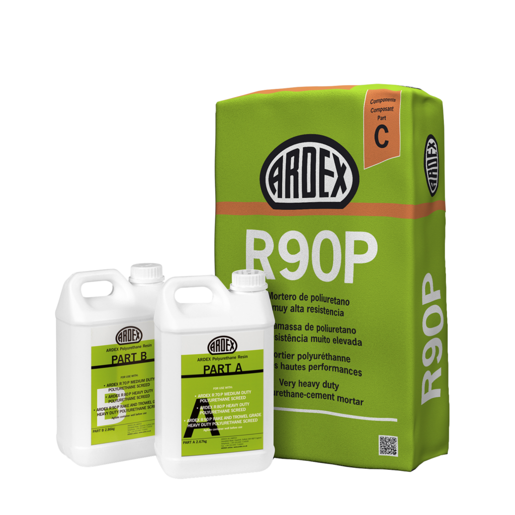 Ardex R25se ARDEX R90P Mortero PU-cemento para industria