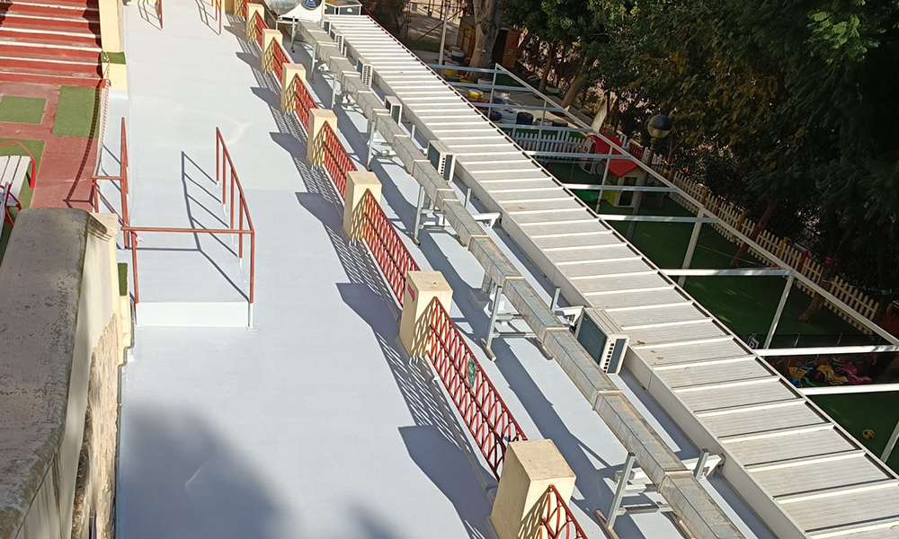 Cubierta visitable sin revestir